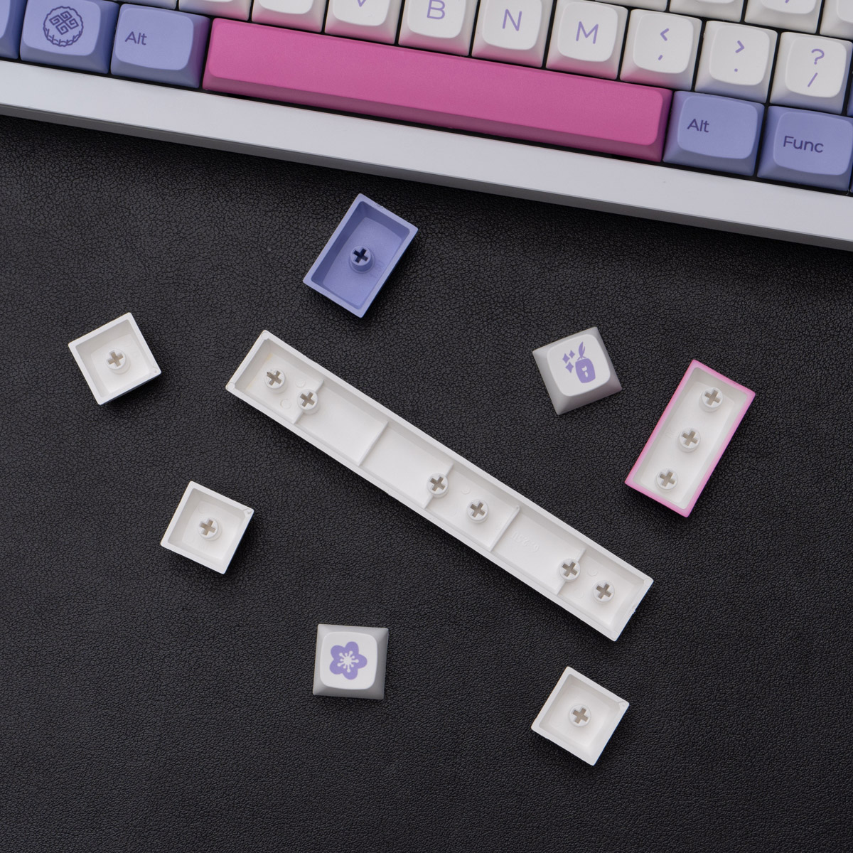[IN STOCK] Keycap XDA Purple Rabbit | PBT Dyesub