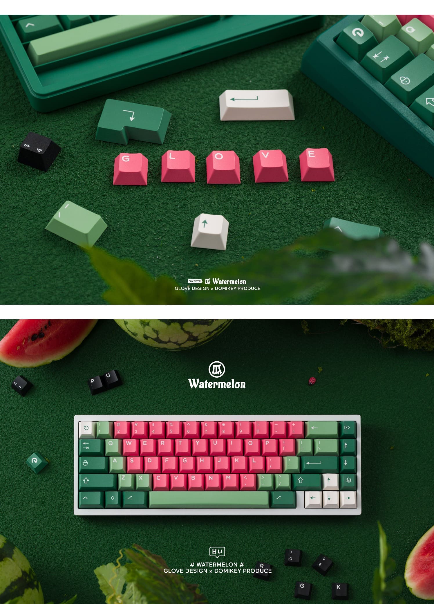 Keycap Cherry Domikey x Glove Watermelon