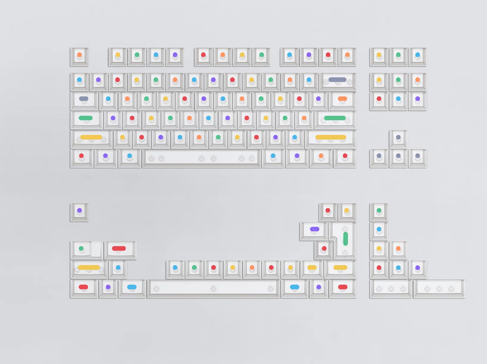 Keycap Aifei Dot Cherry ABS
