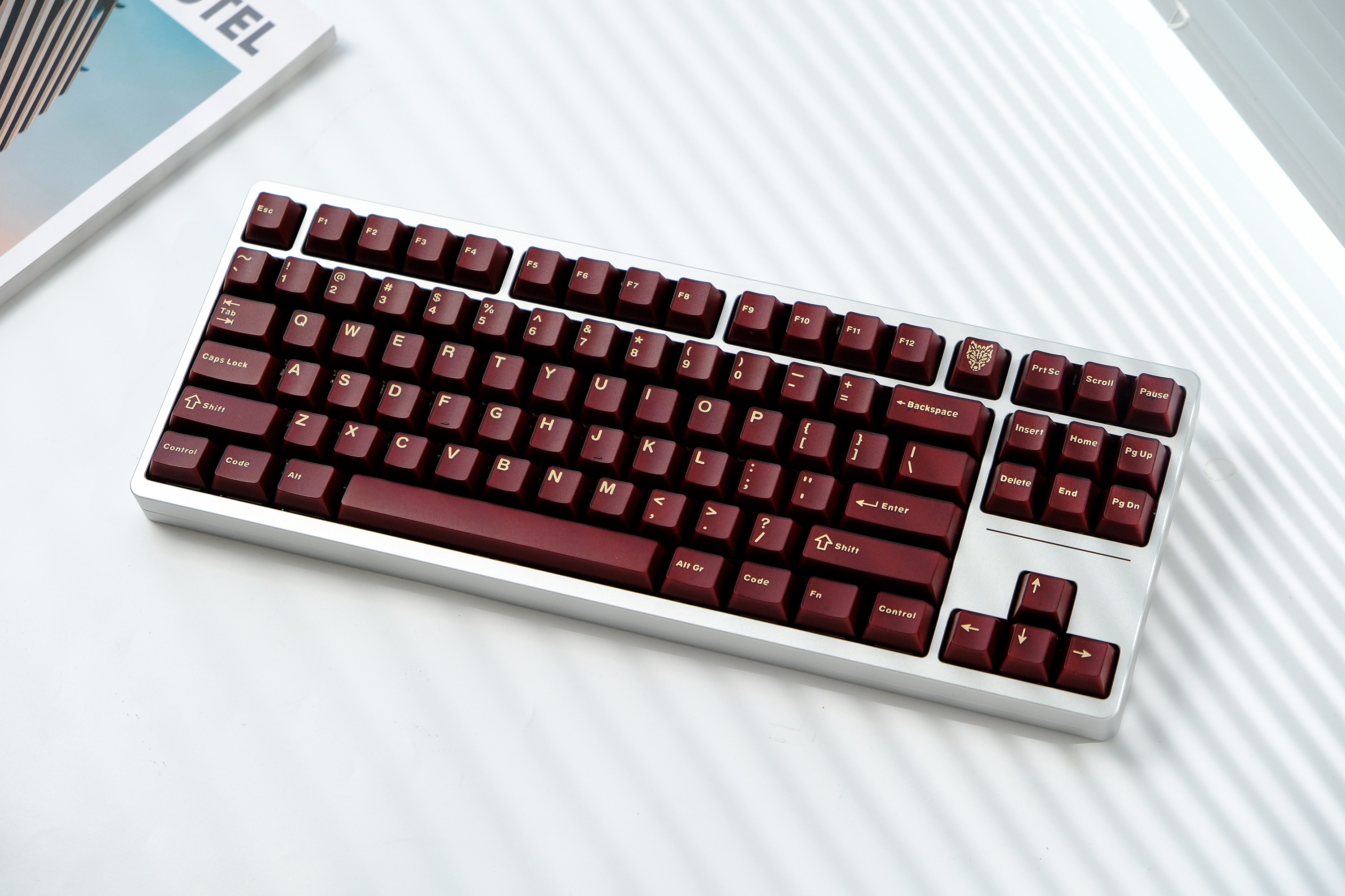 Keycap cherry AIFEI PYGA Red Semi-Transparent ABS Doubleshot