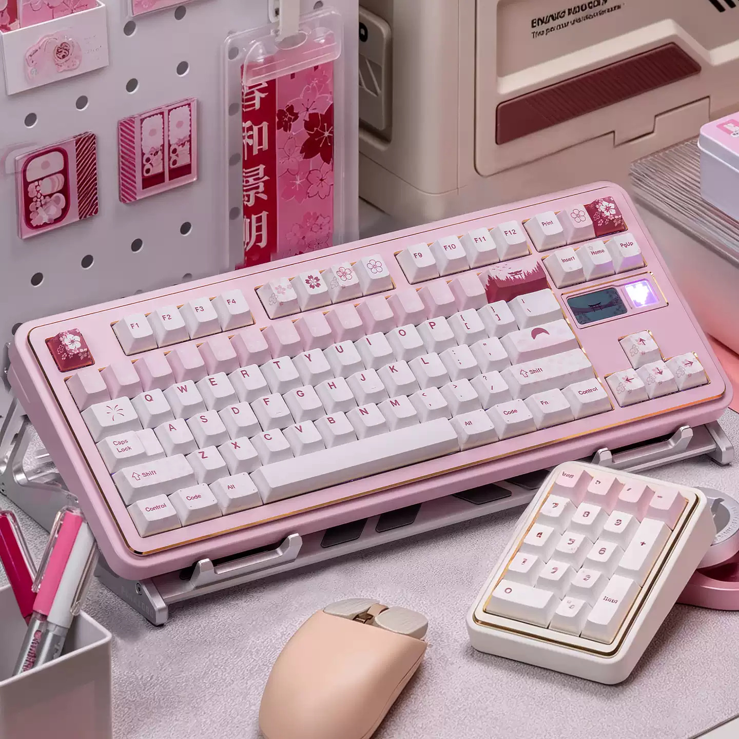 Keycap Mintcap Spring Cherry PBT Dyesub