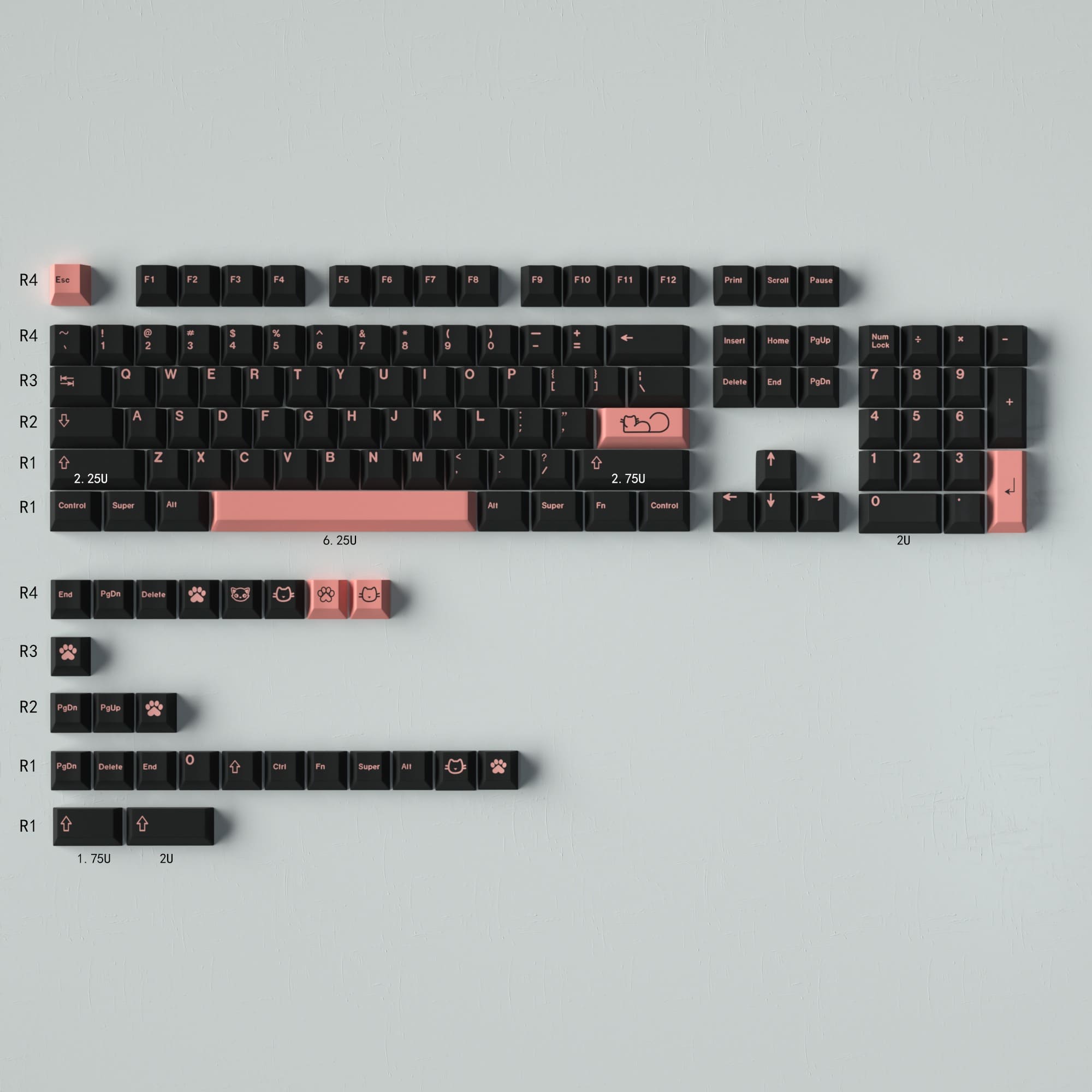 Keycap Mintcaps Cherry Pono PBT Dyesub