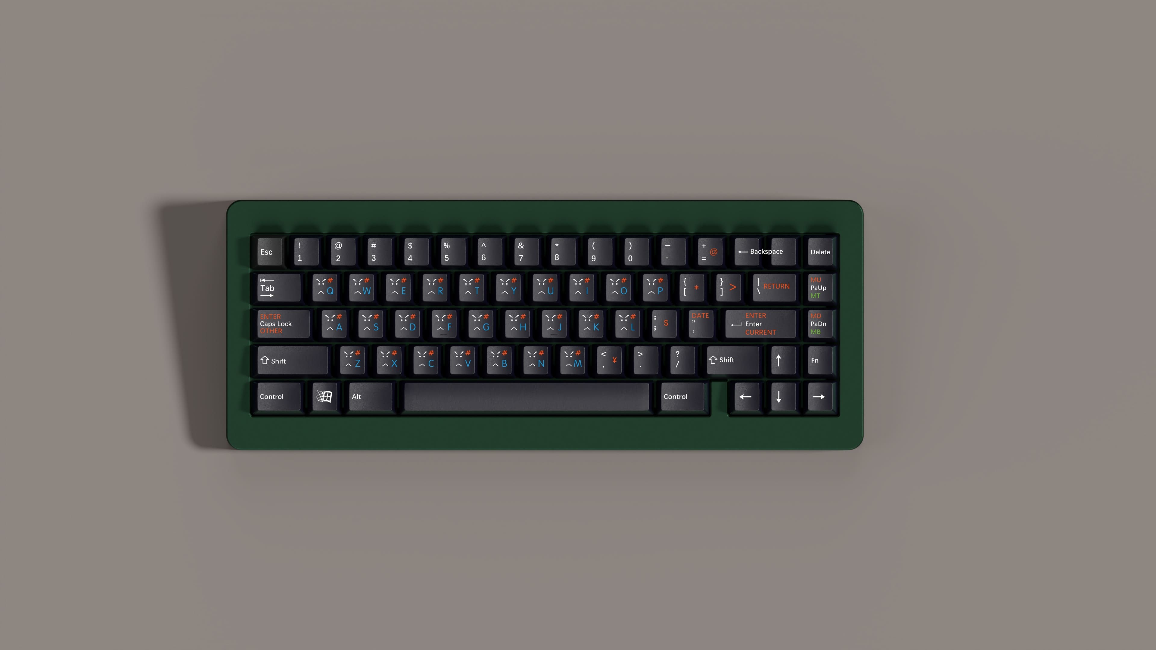 Keycap Walker Cherry  Black - Angry PBT Dyesub