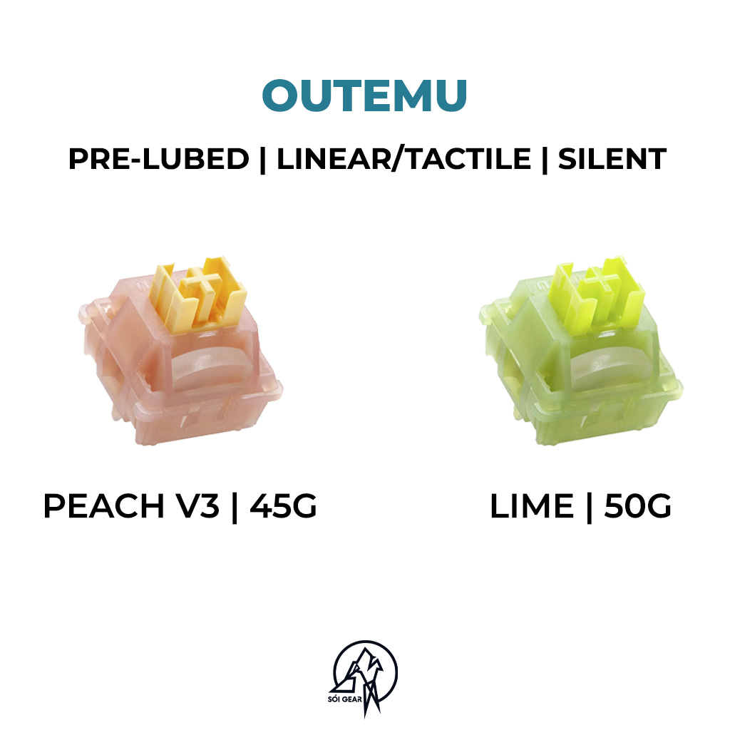 Switch Outemu Silent Linear/Tactile
