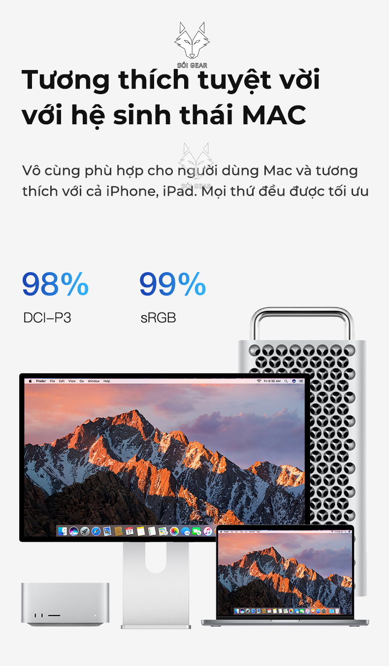 Màn hình Kuycon IPS 24 Inch 4K 60Hz P24U
