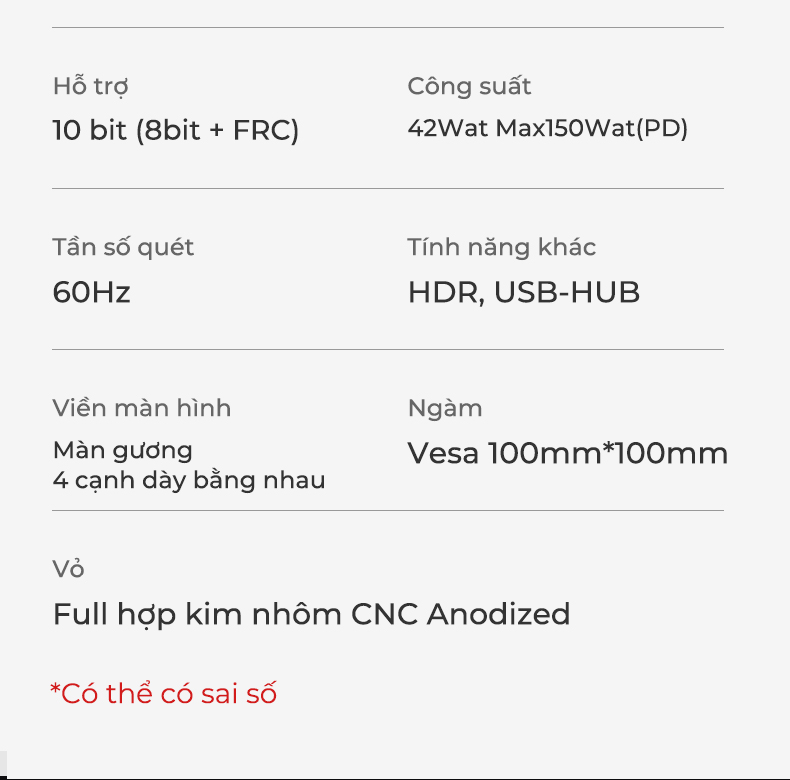 Màn hình Kuycon IPS 24 Inch 4K 60Hz P24U