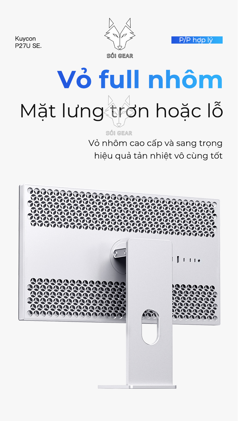 Màn hình Kuycon IPS 27 Inch 4K 60Hz P27U SE