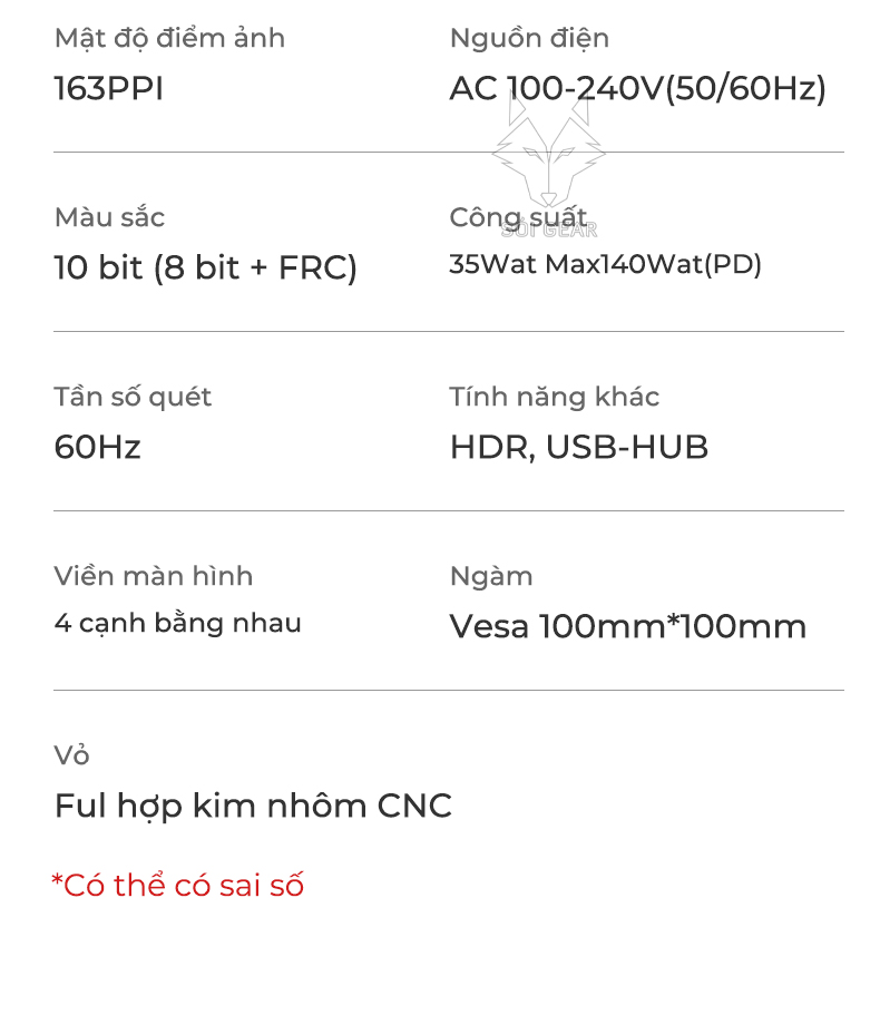 Màn hình Kuycon IPS 27 Inch 4K 60Hz P27U SE