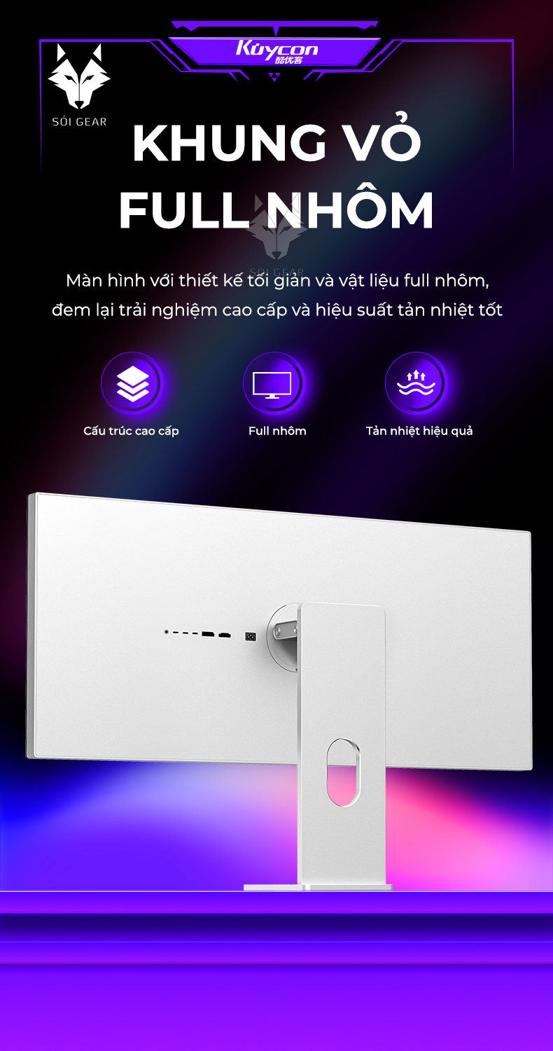 Màn hình Kuycon IPS 4K 40 Inch 120Hz P40K