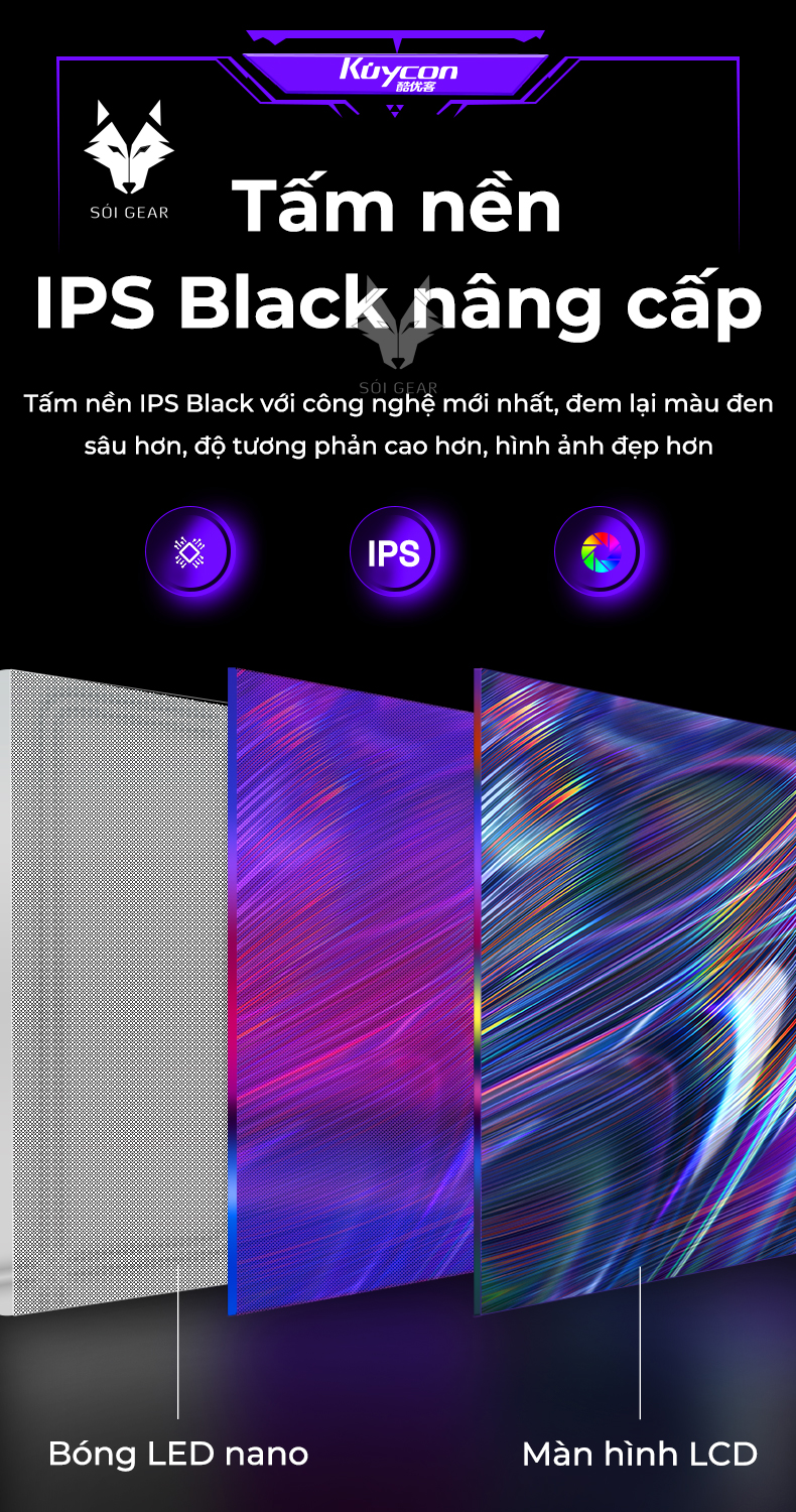 Màn hình Kuycon IPS 4K 40 Inch 120Hz P40K