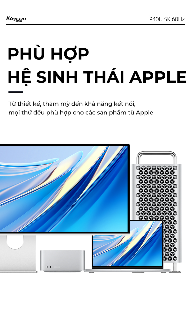 Màn hình Kuycon IPS 5K4K 60Hz 40 Inch P40U