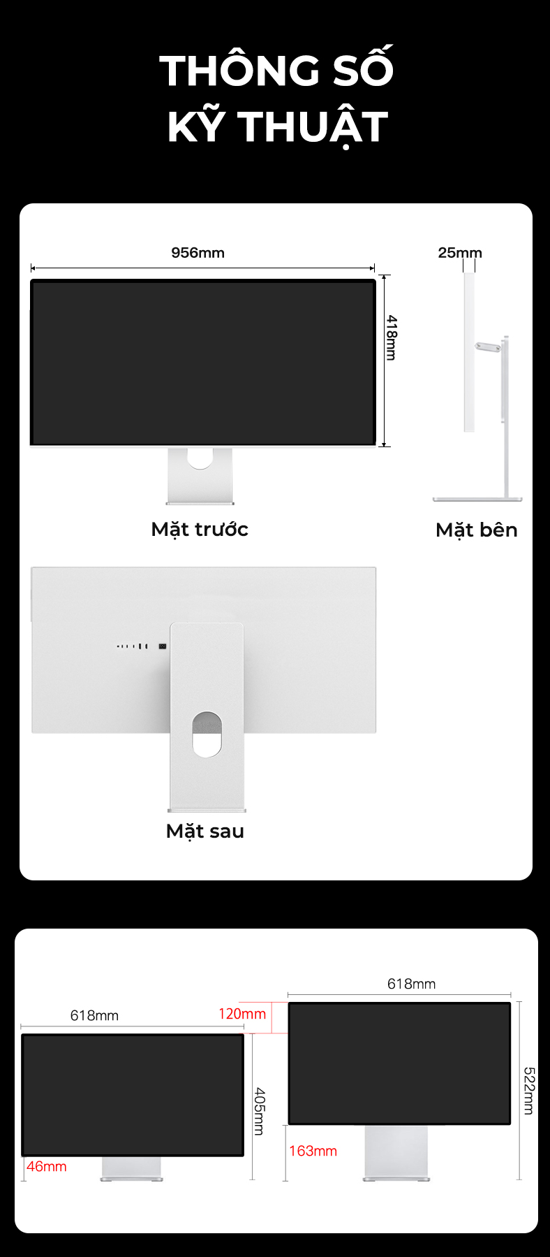 Màn hình Kuycon IPS 5K4K 60Hz 40 Inch P40U