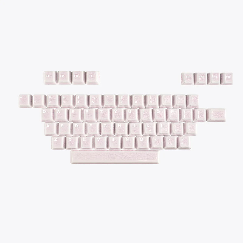 Keycap sứ Cerakey V2 - Pink Crazed