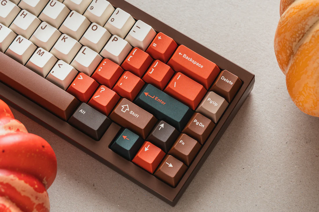 Keycap Cherry KeyKobo Pumpkin Spcied Lat ABS Doubleshot
