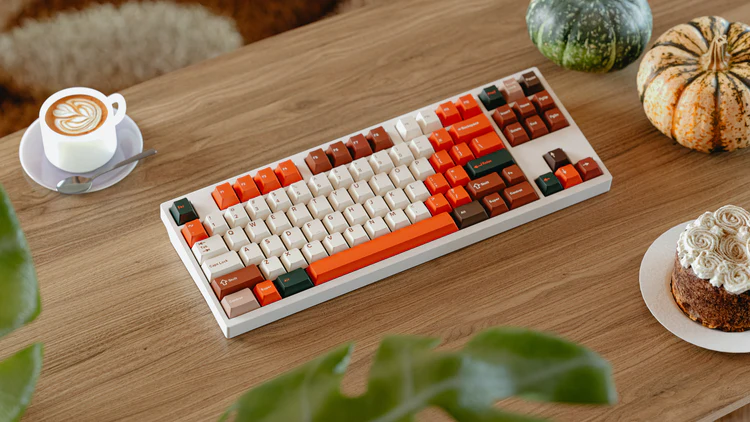 Keycap Cherry KeyKobo Pumpkin Spcied Lat ABS Doubleshot
