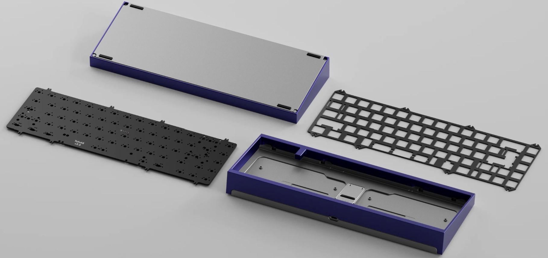[GB] KIT bàn phím TOFU65 3.0 | TOP CASE
