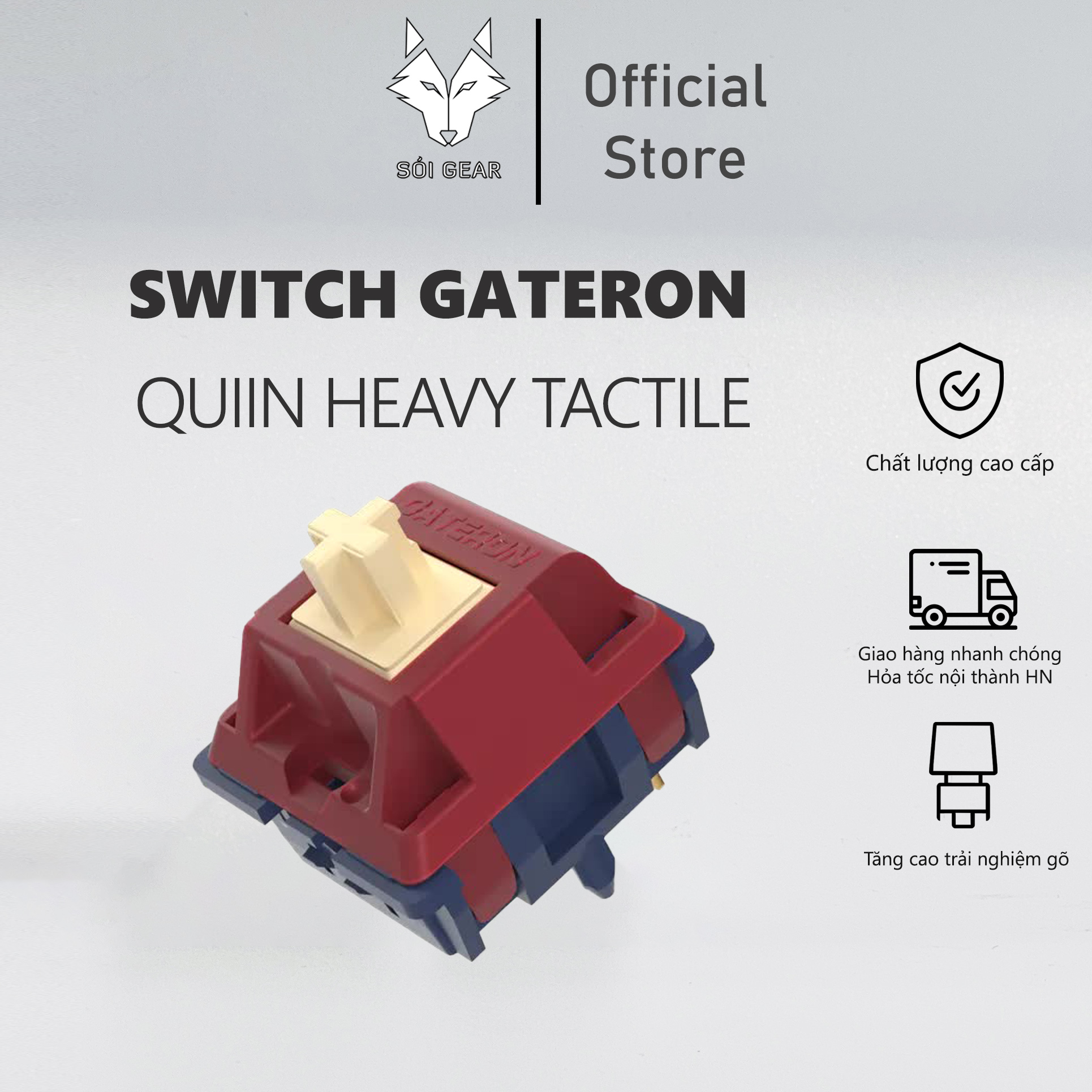 Switch Gateron Quinn Heavy Tactile