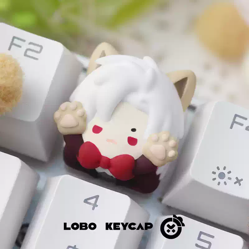 Keycap Artisan Lobo Love and Deep Space