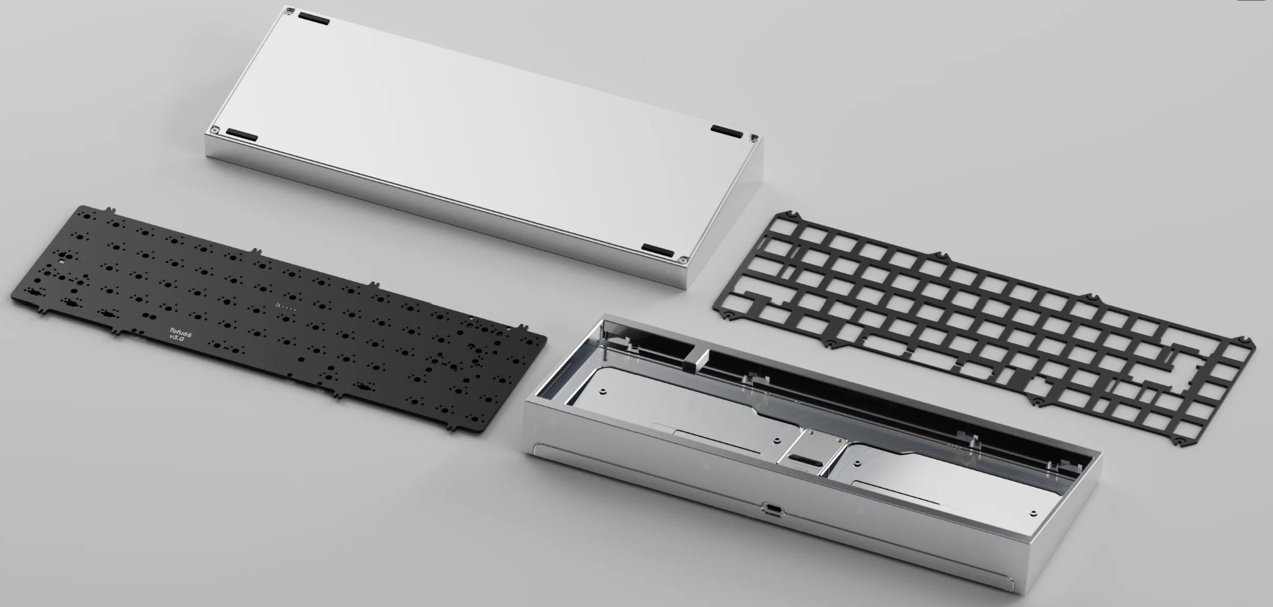 [GB] KIT bàn phím TOFU65 3.0 | BOT CASE