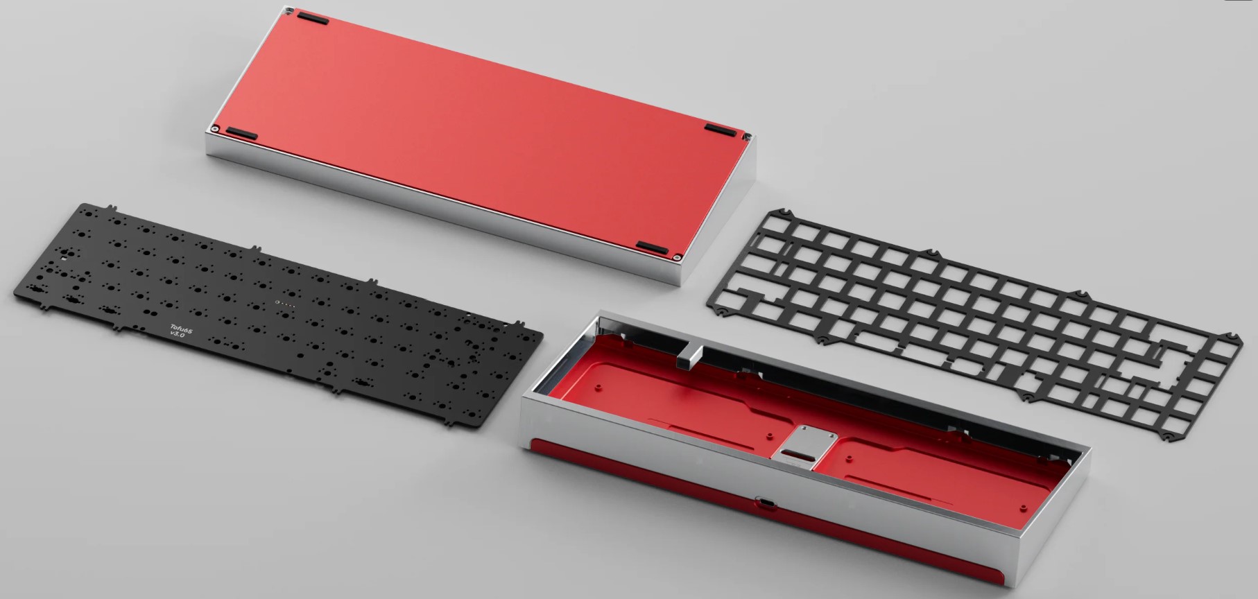 [GB] KIT bàn phím TOFU65 3.0 | BOT CASE