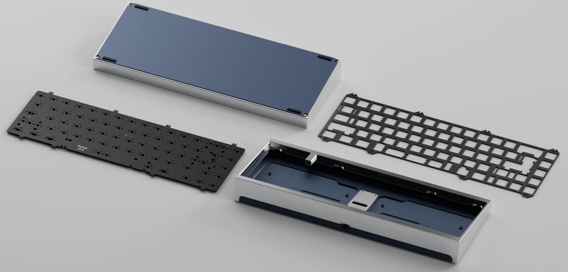 [GB] KIT bàn phím TOFU65 3.0 - Custom Color Edition | BOT CASE