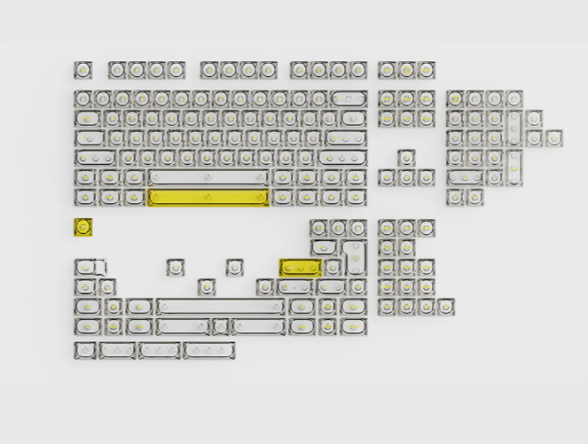 Keycap DDA Grazed Yellow Chilkey