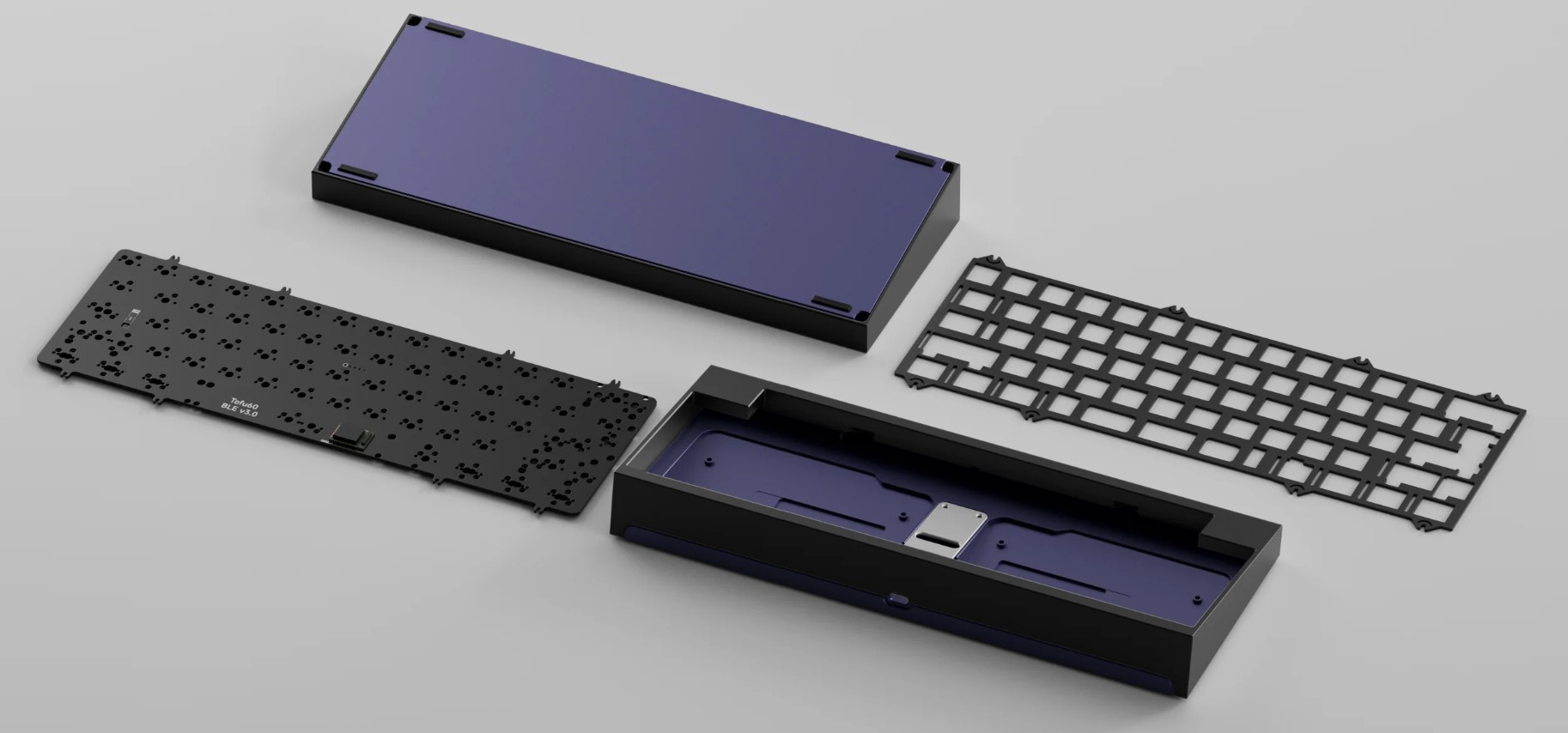 [GB] KIT bàn phím Tofu60 3.0 - Custom Color Edition | BOT CASE