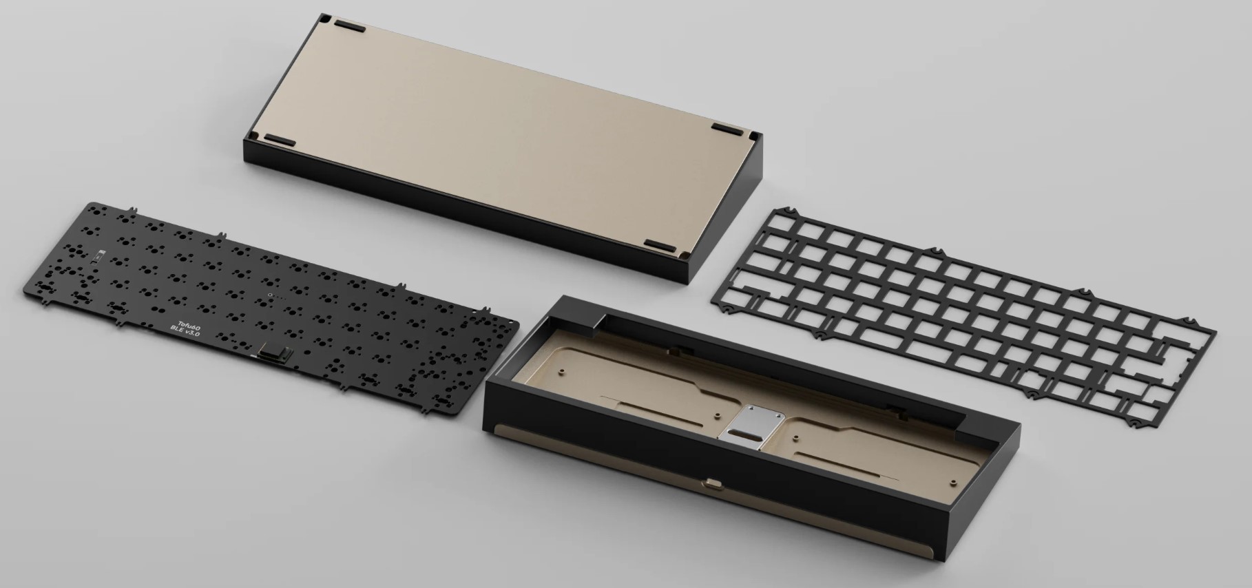 [GB] KIT bàn phím Tofu60 3.0 - Custom Color Edition | BOT CASE