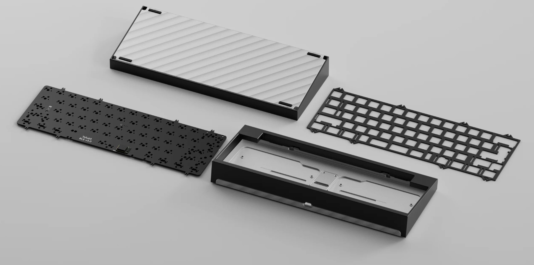 [GB] KIT bàn phím Tofu60 3.0 | BOT CASE