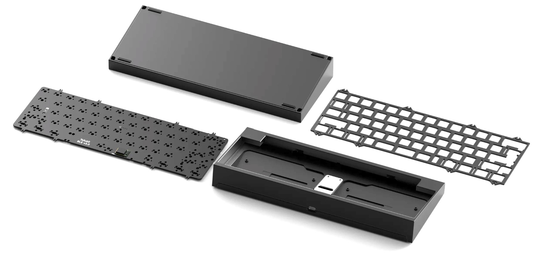 [GB] KIT bàn phím Tofu60 3.0 | BOT CASE