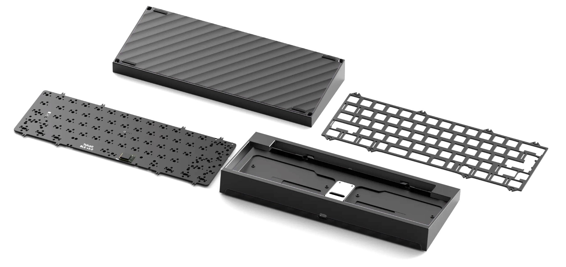 [GB] KIT bàn phím Tofu60 3.0 | BOT CASE