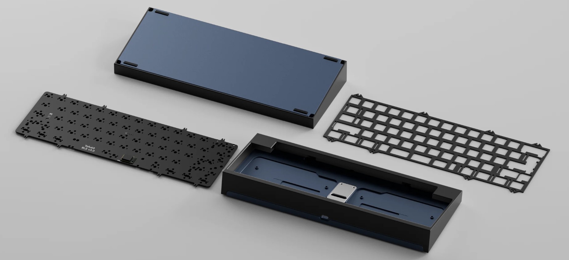[GB] KIT bàn phím Tofu60 3.0 | BOT CASE