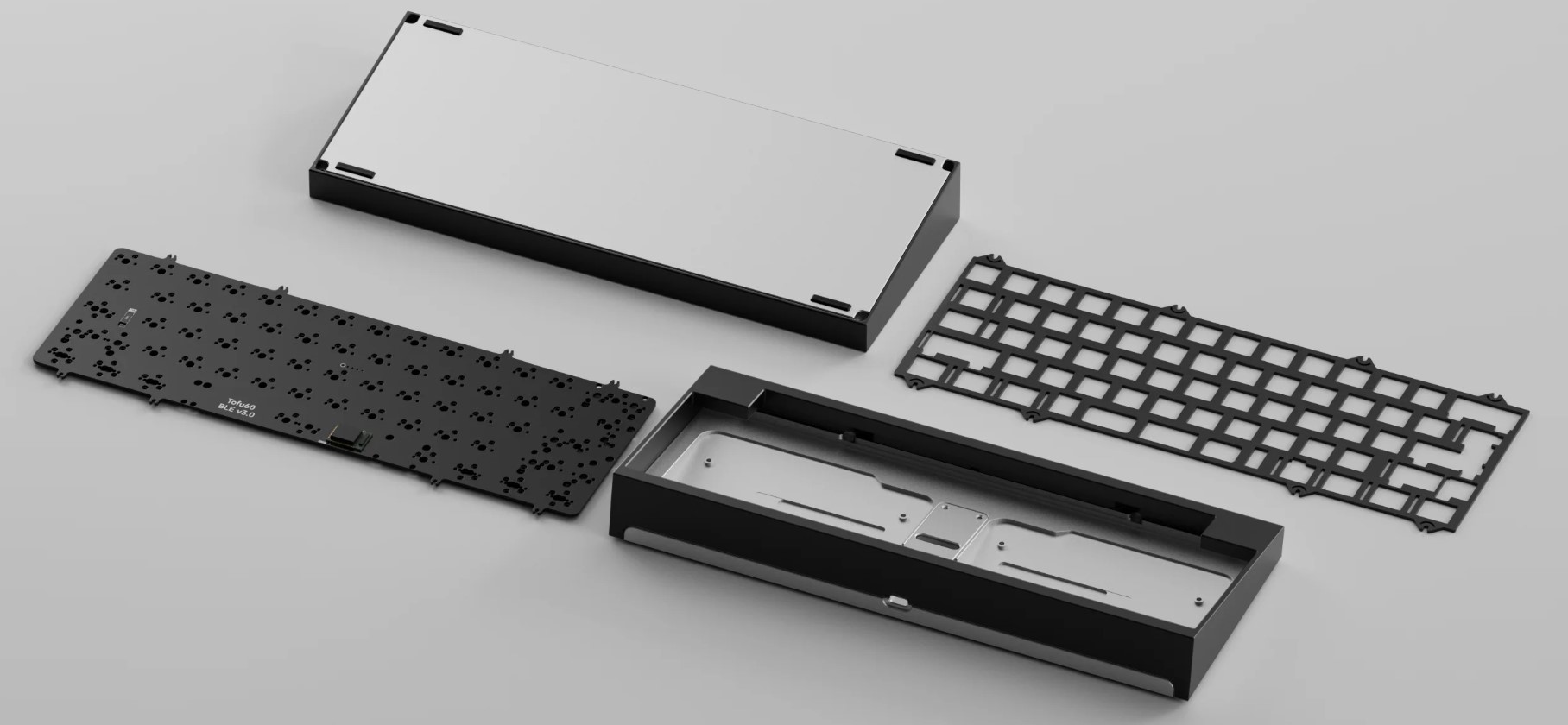 [GB] KIT bàn phím Tofu60 3.0 | BOT CASE