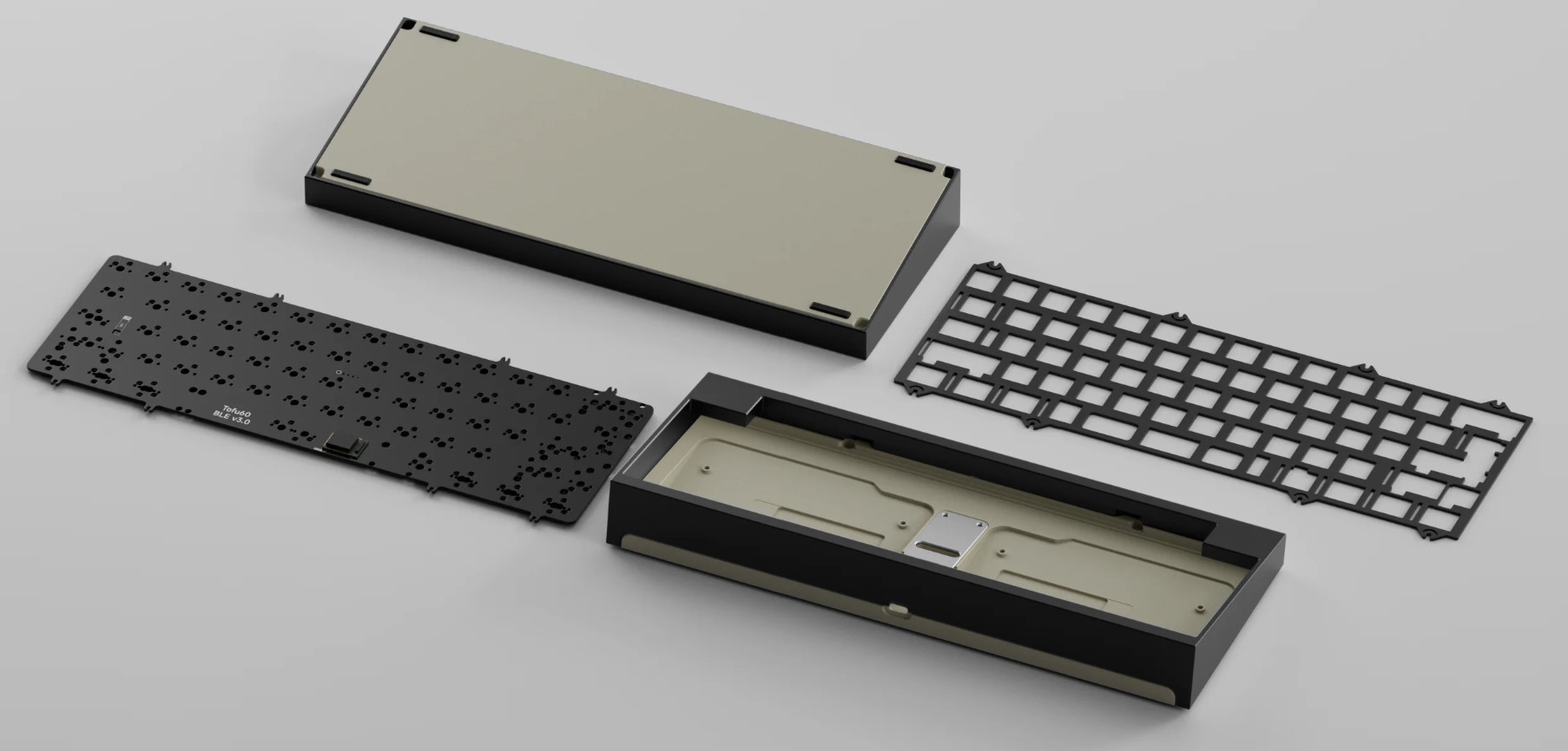 [GB] KIT bàn phím Tofu60 3.0 | BOT CASE