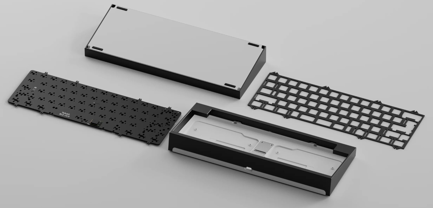 [GB] KIT bàn phím Tofu60 3.0 | BOT CASE