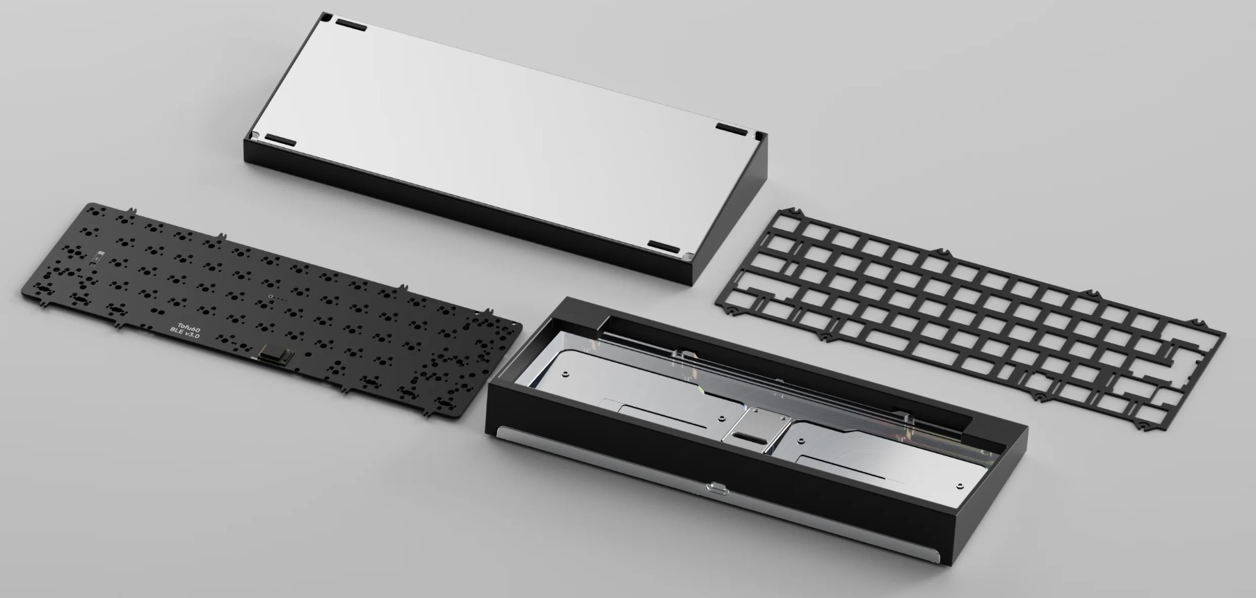 [GB] KIT bàn phím Tofu60 3.0 | BOT CASE