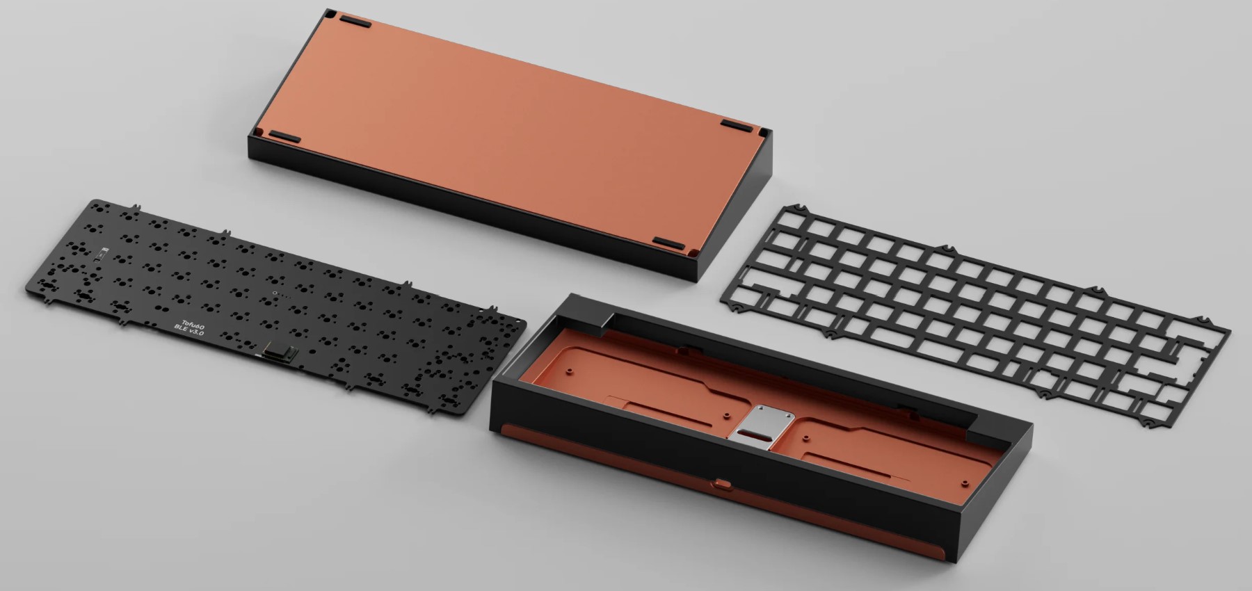 [GB] KIT bàn phím Tofu60 3.0 | BOT CASE