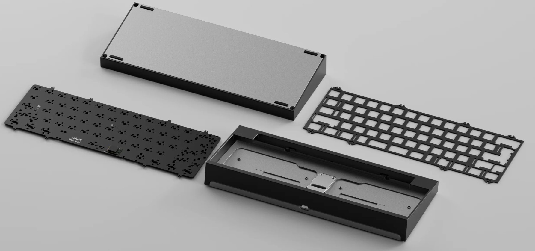 [GB] KIT bàn phím Tofu60 3.0 | BOT CASE