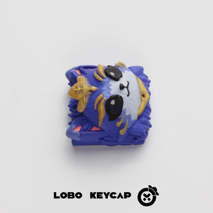 [In-stock] Keycap Lobo Artisan Yuumi Xuyên LED