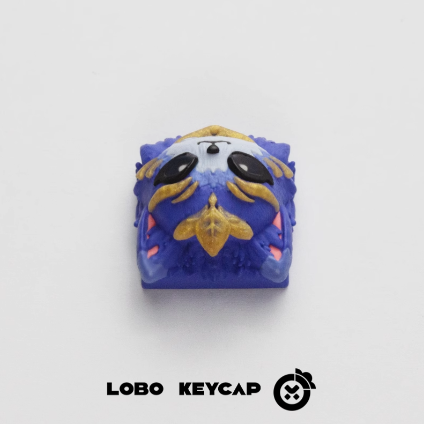[In-stock] Keycap Lobo Artisan Yuumi Xuyên LED