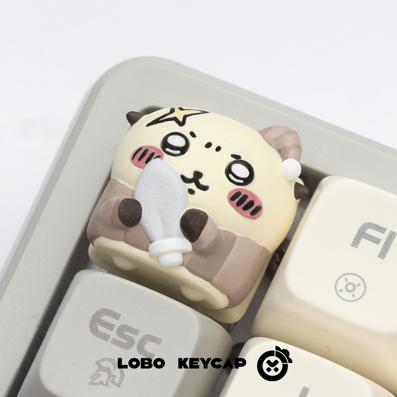 Keycap Lobo Artisan Chiikawa Pijama