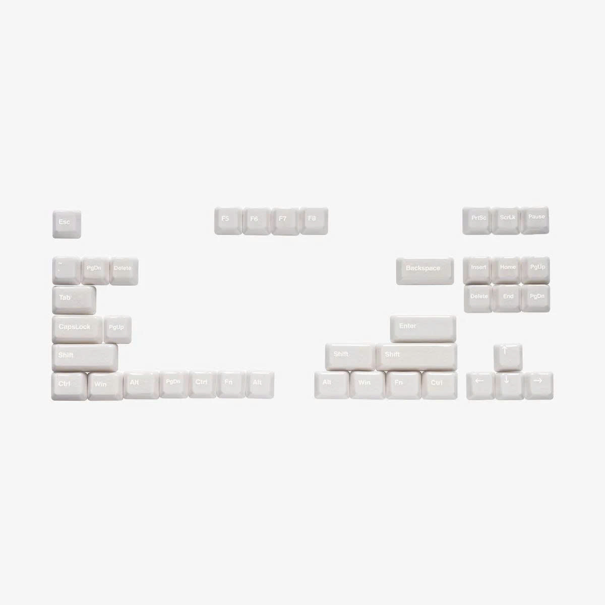 Keycap sứ Cerakey V2 - White Crazed