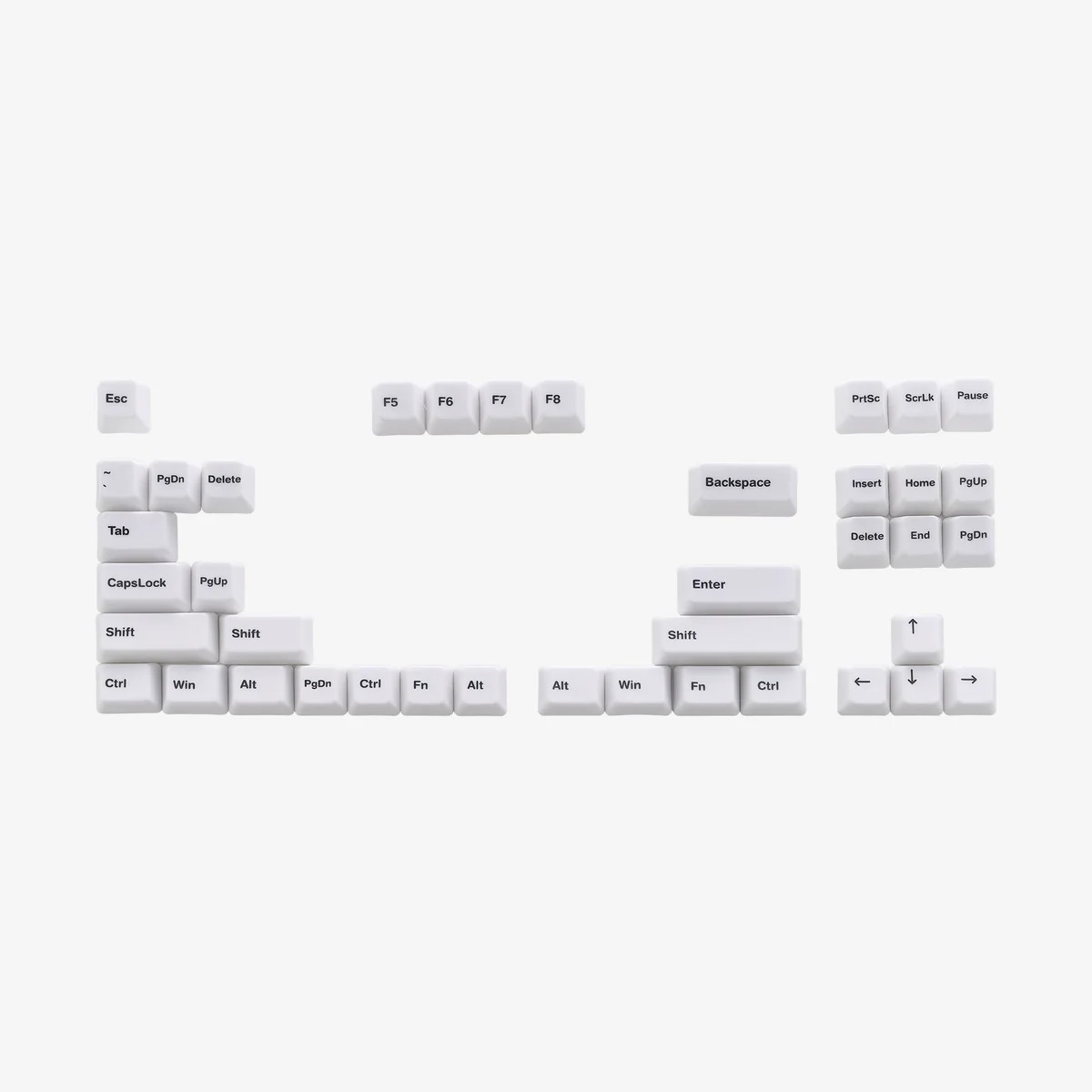 Keycap Sứ Cerakey V3 - Matte White - With Legend