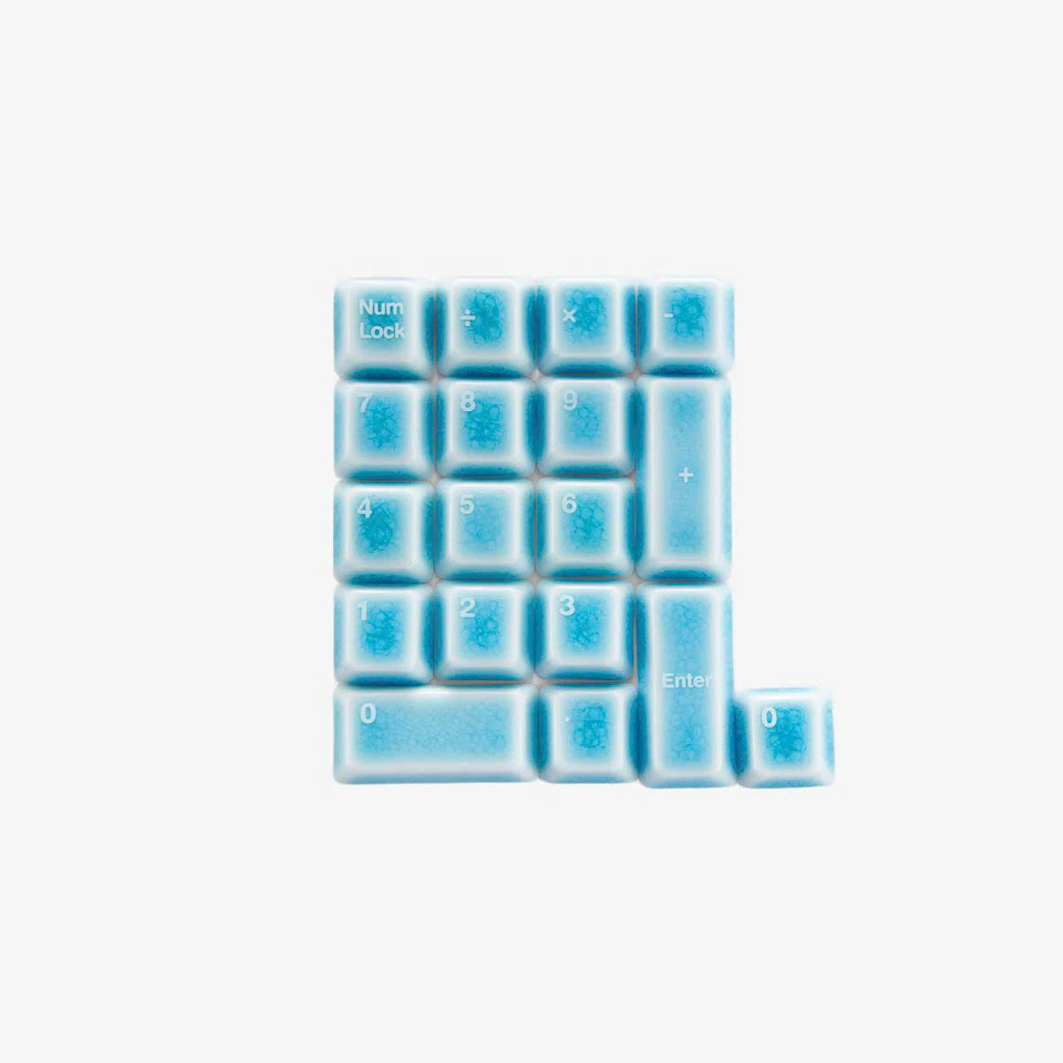 Keycap sứ Cerakey V2 - Blue Crazed