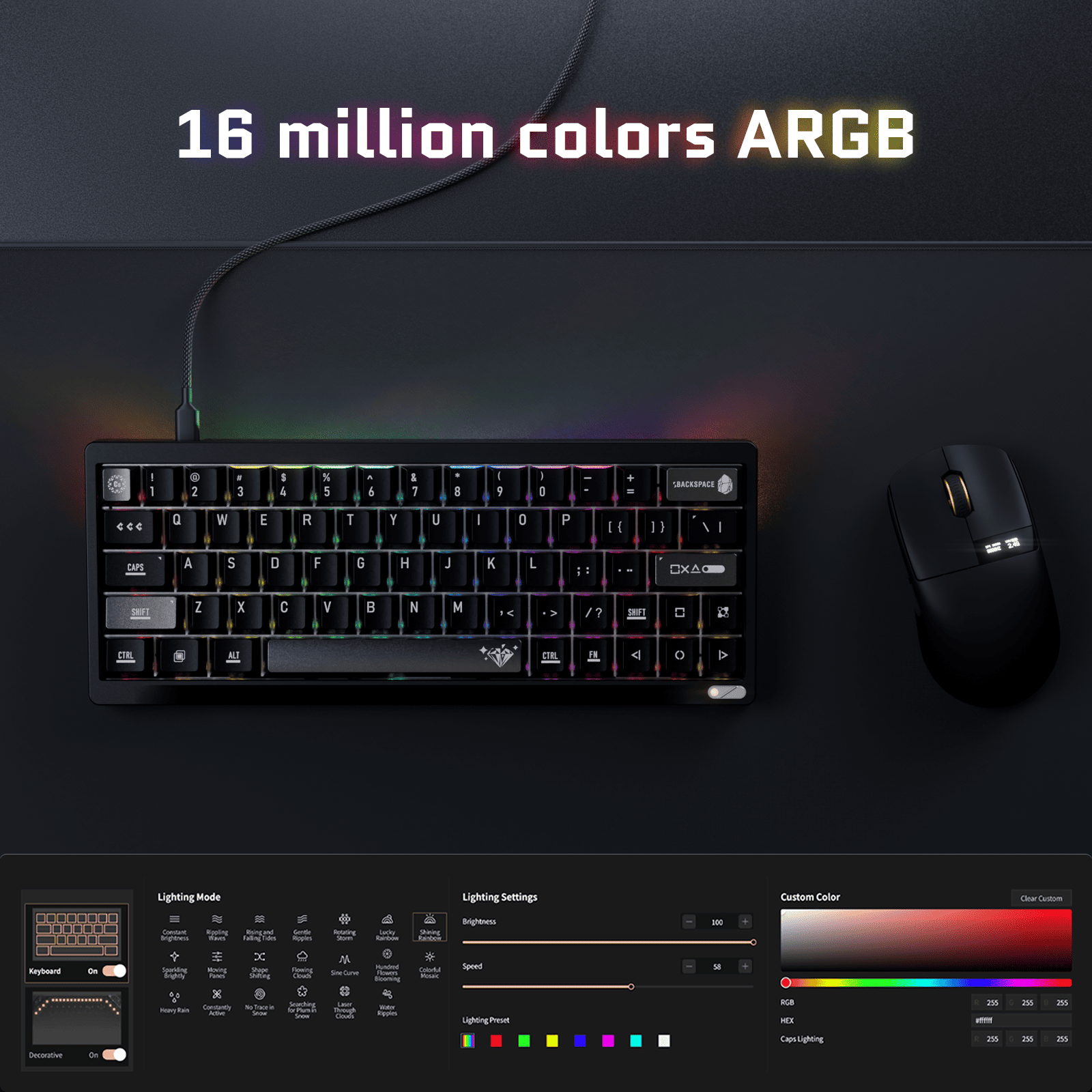 [In Stock] Bàn phím Chilkey SF60 HE Prebuilt - CNC Nhôm