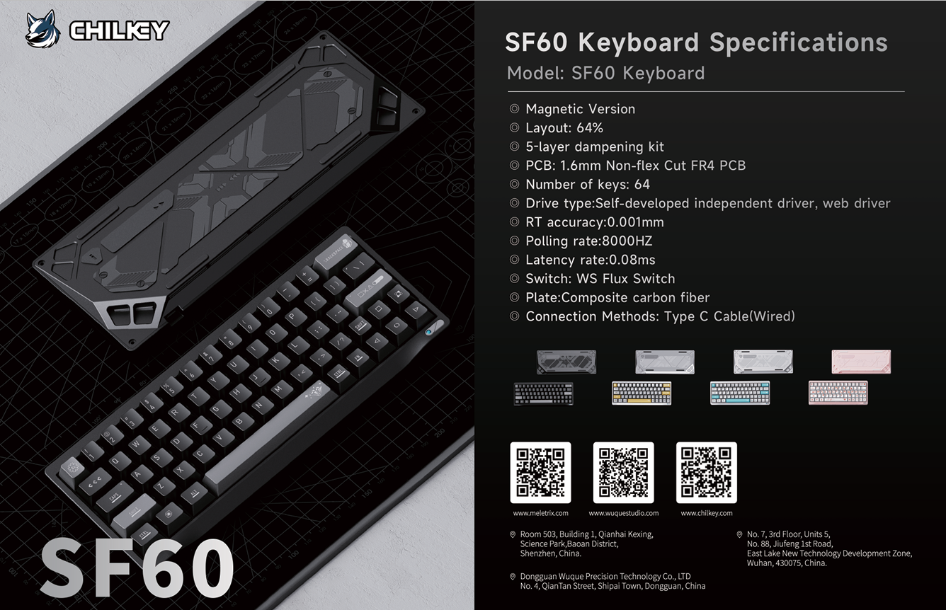 [Pre Order] Chilkey SF60 HE