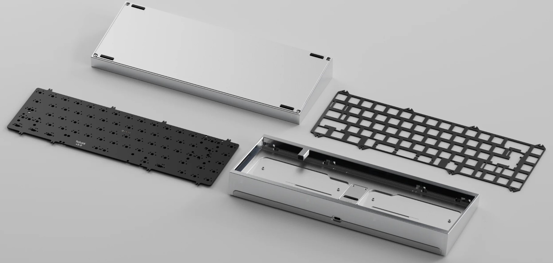 [GB] KIT bàn phím TOFU65 3.0 | BOT CASE