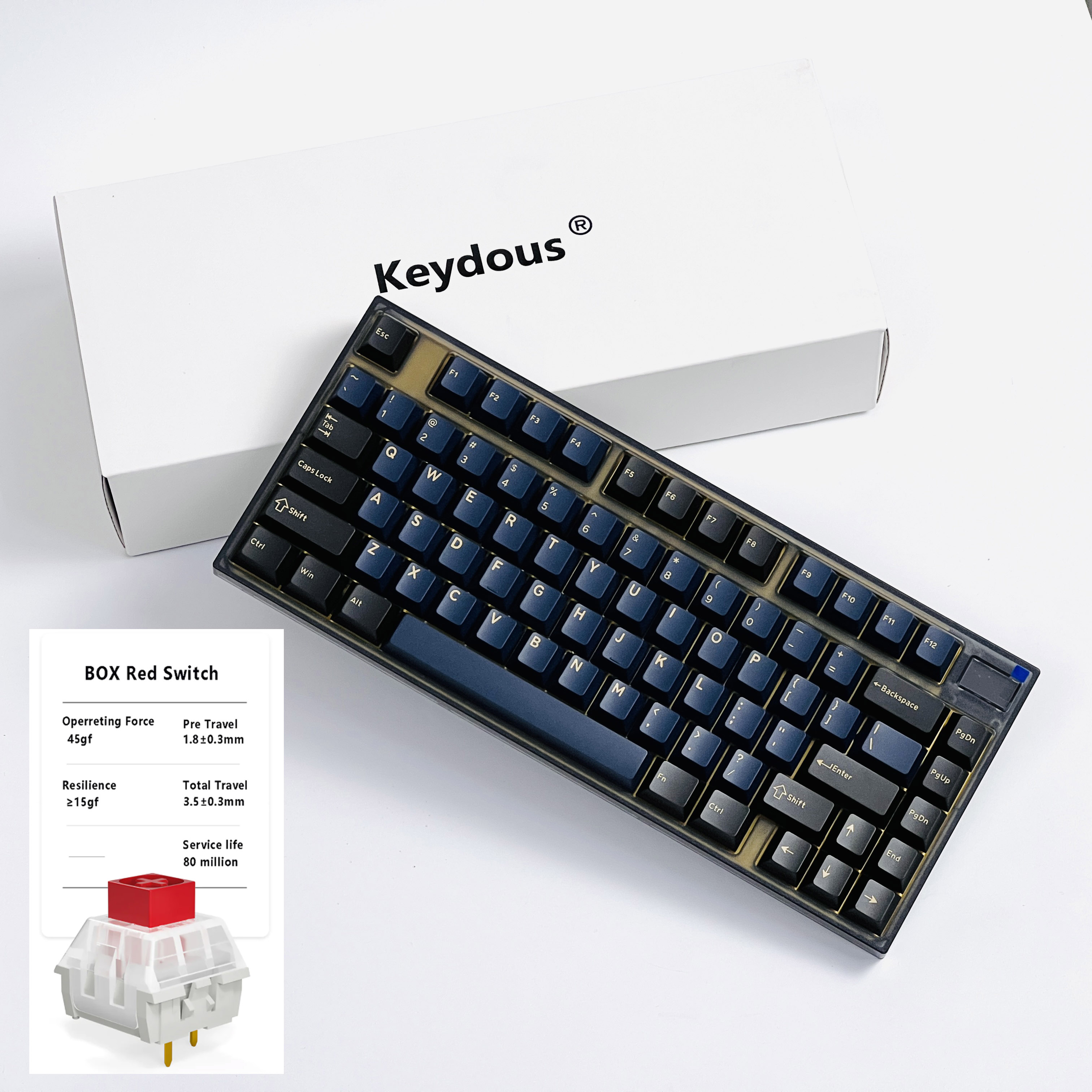 Bàn phím cơ Keydous NJ81- Mạch xuôi