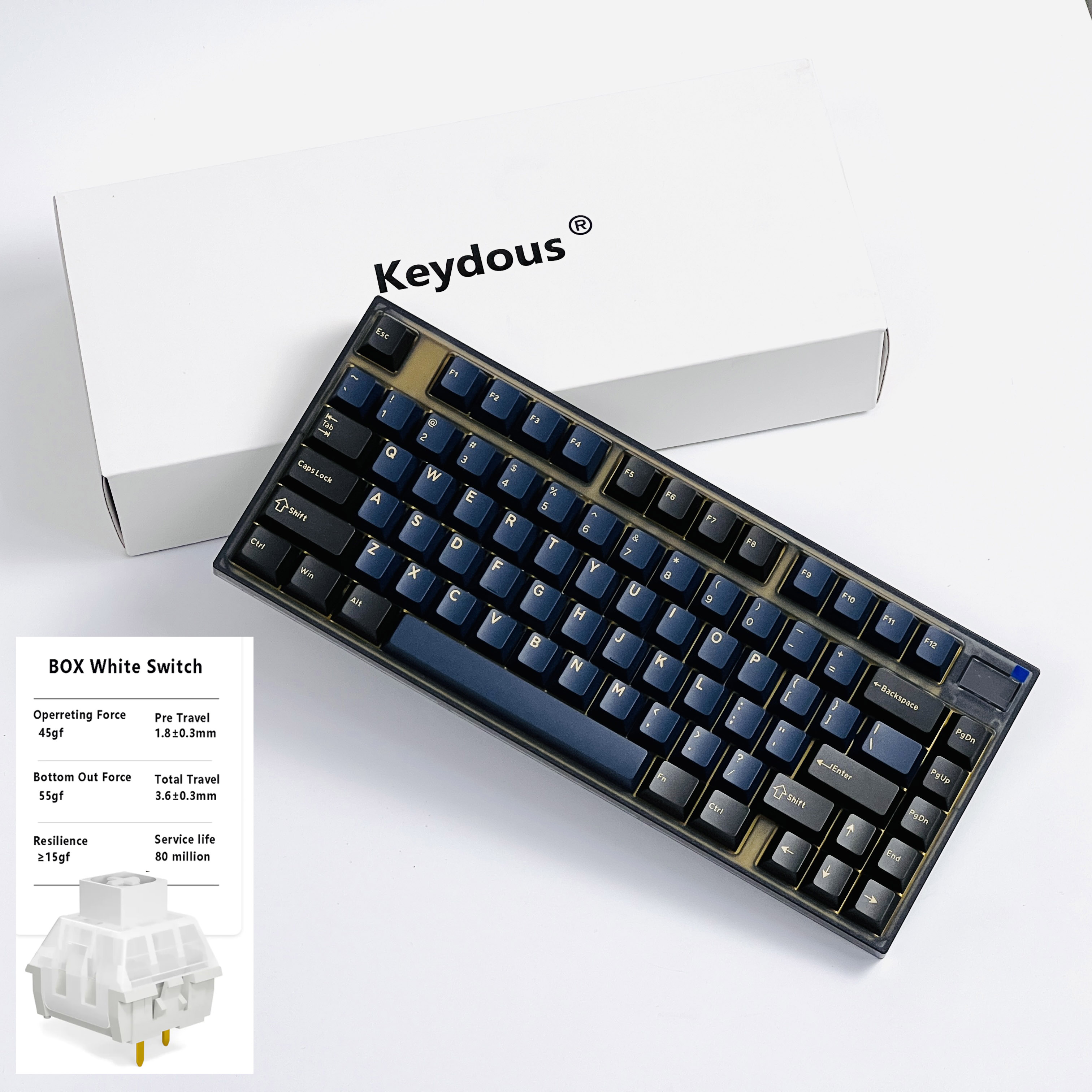 Bàn phím cơ Keydous NJ81- Mạch xuôi