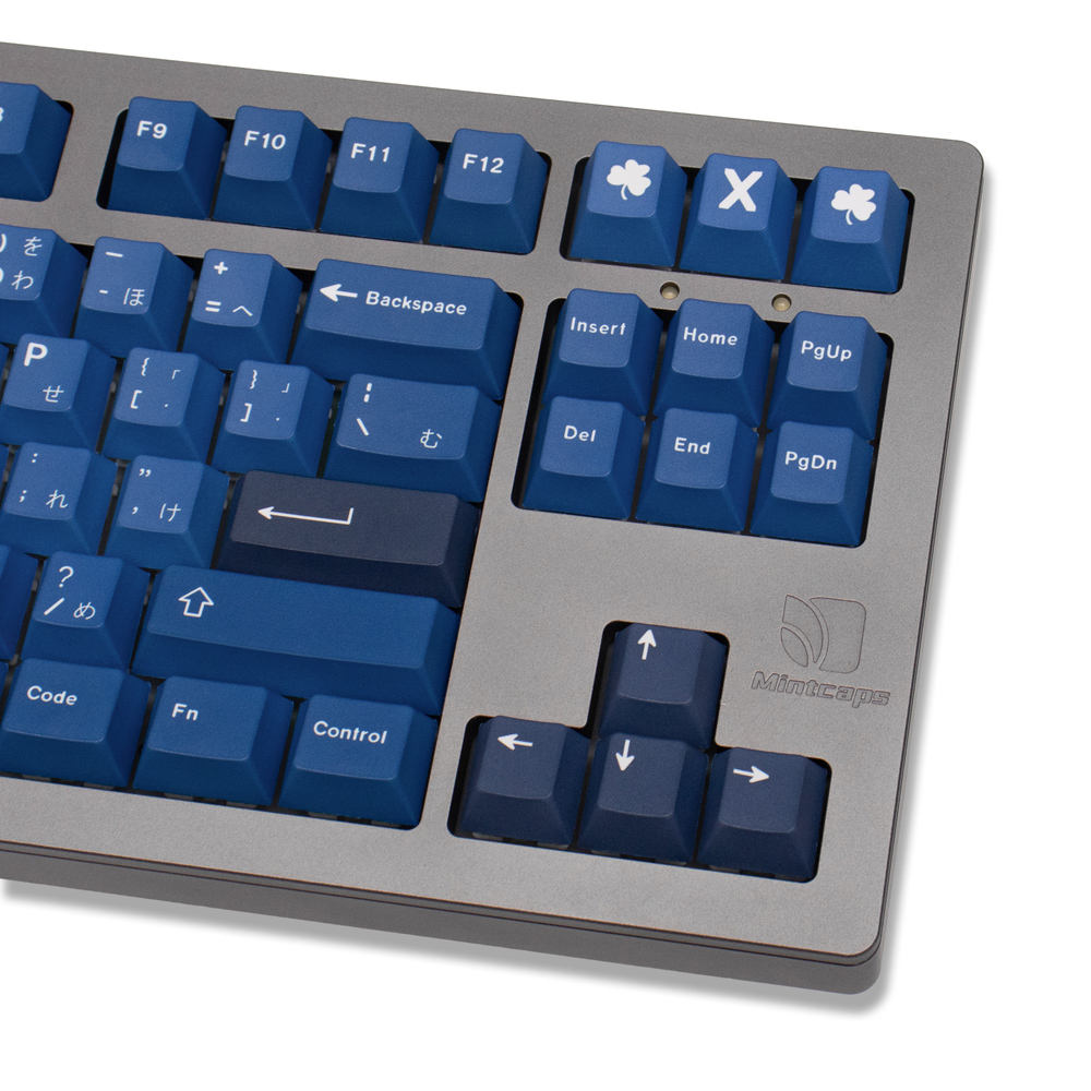 Keycap Mintcaps Cherry Striker - PBT Doubleshot - 129 nút - Song ngữ